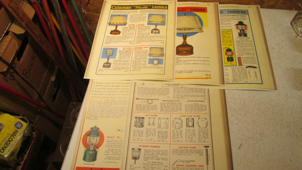 1937 Coleman Lighting Catalog Pages- Reprint