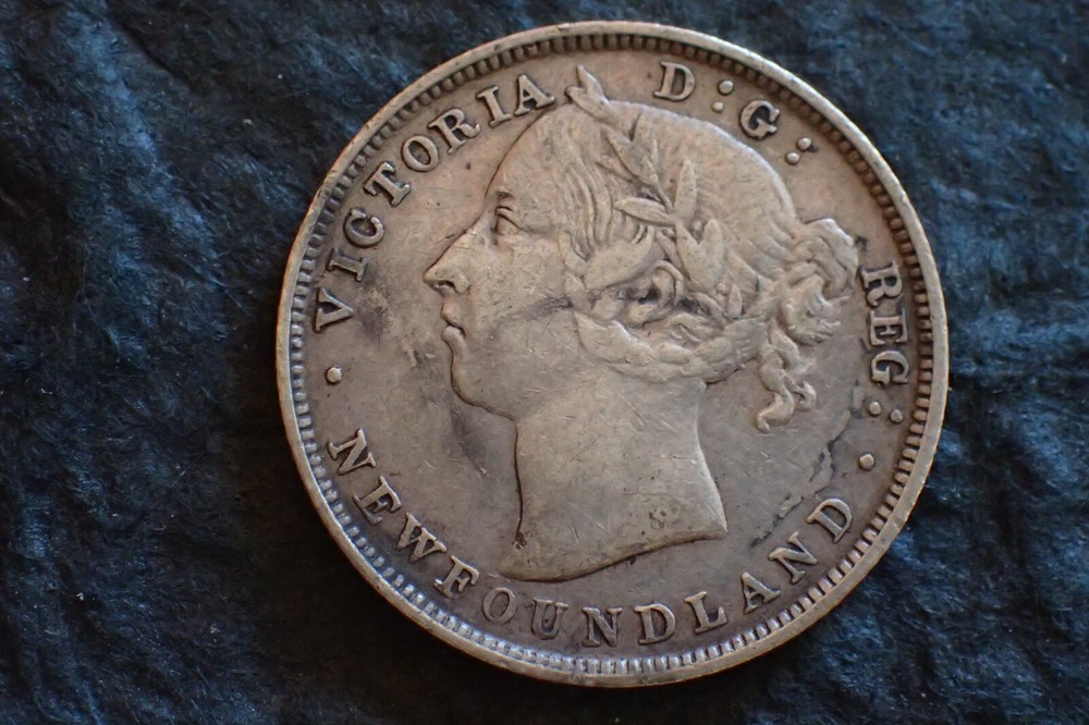 1888, 20 Cents, Newfoundland, Canada