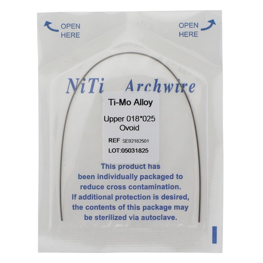 Dental TMA Molybdenum Beta Titanium Ti-Mo Alloy Arch Wire Rectangular/Round
