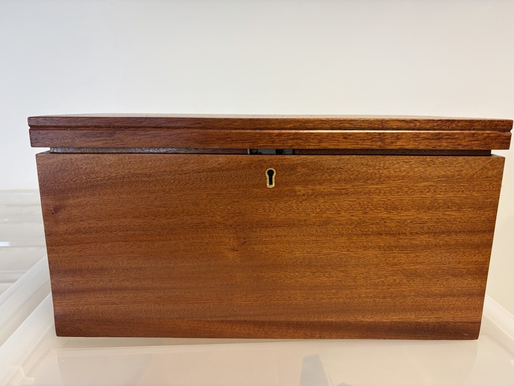 Mahogany Tool Box For Vintage Car