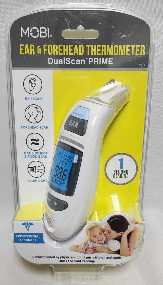 MOBI DualScan Prime Ear and Forehead Thermometer