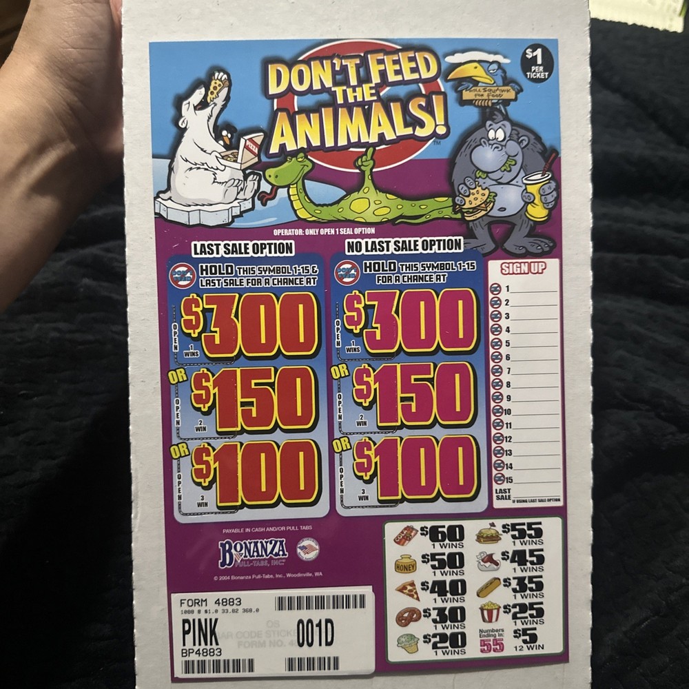🥳 Pull Tabs Tickets Game 🥳