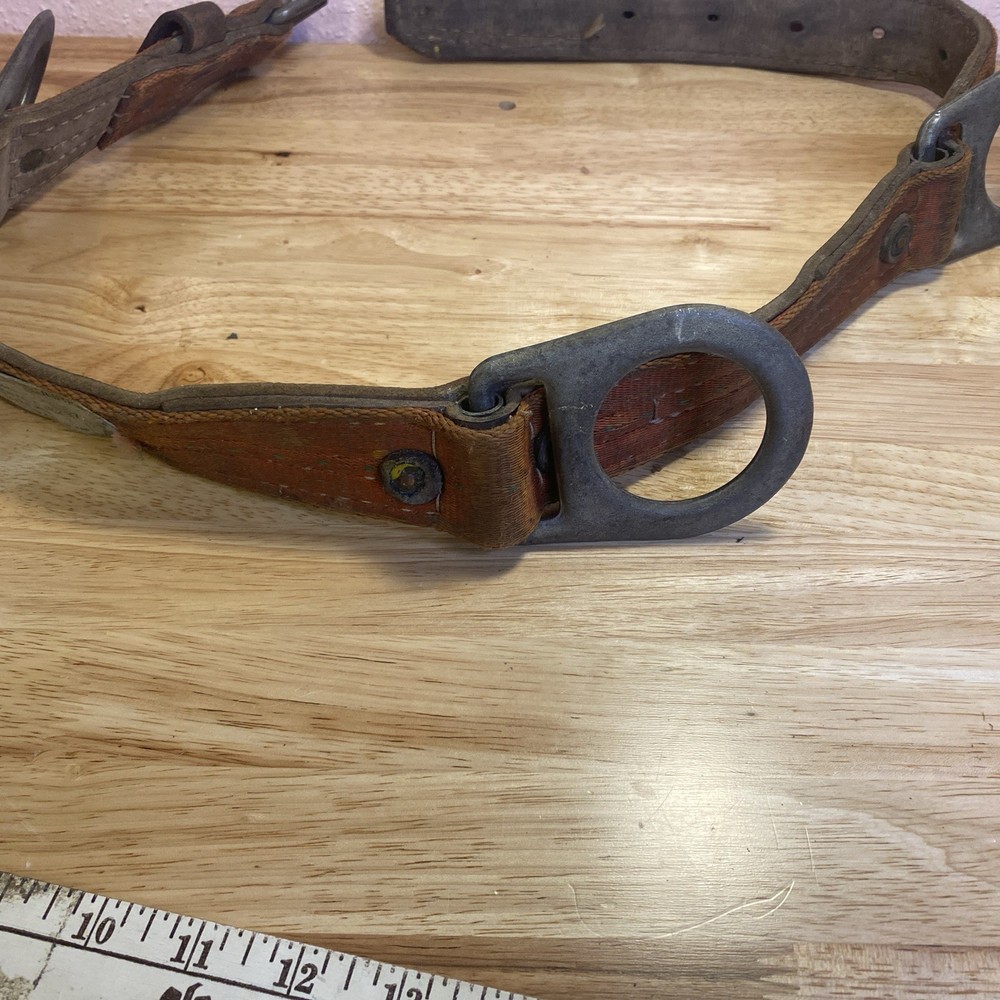 Vintage Klein Tools USA Lineman Belt 1972