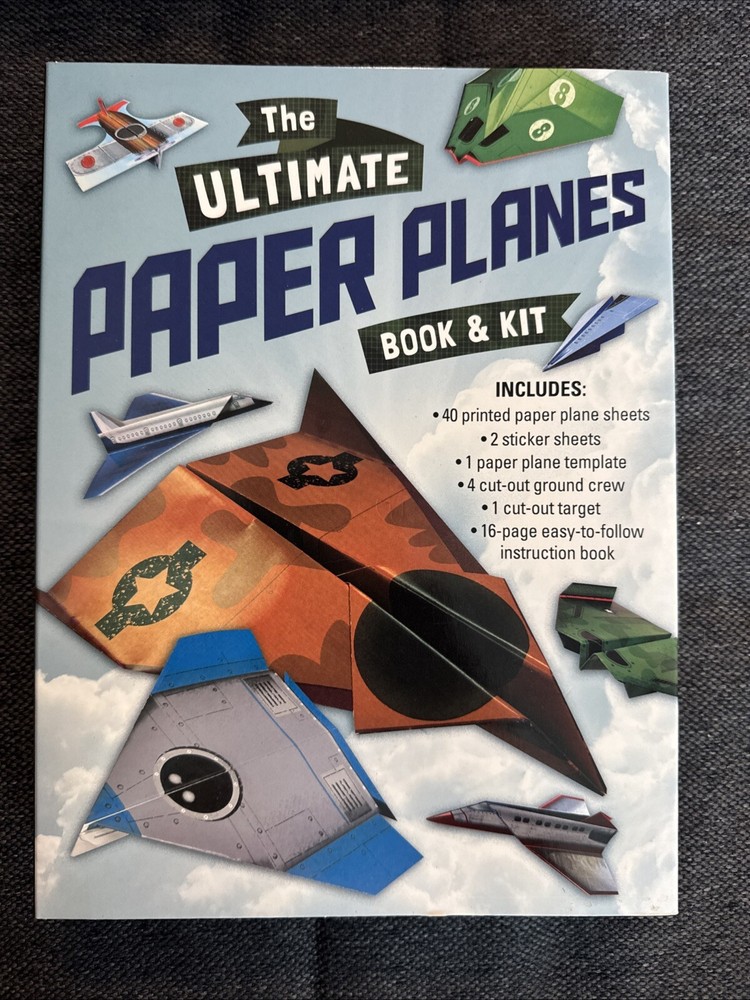 The Ultimate Paper Planes Book and Kit