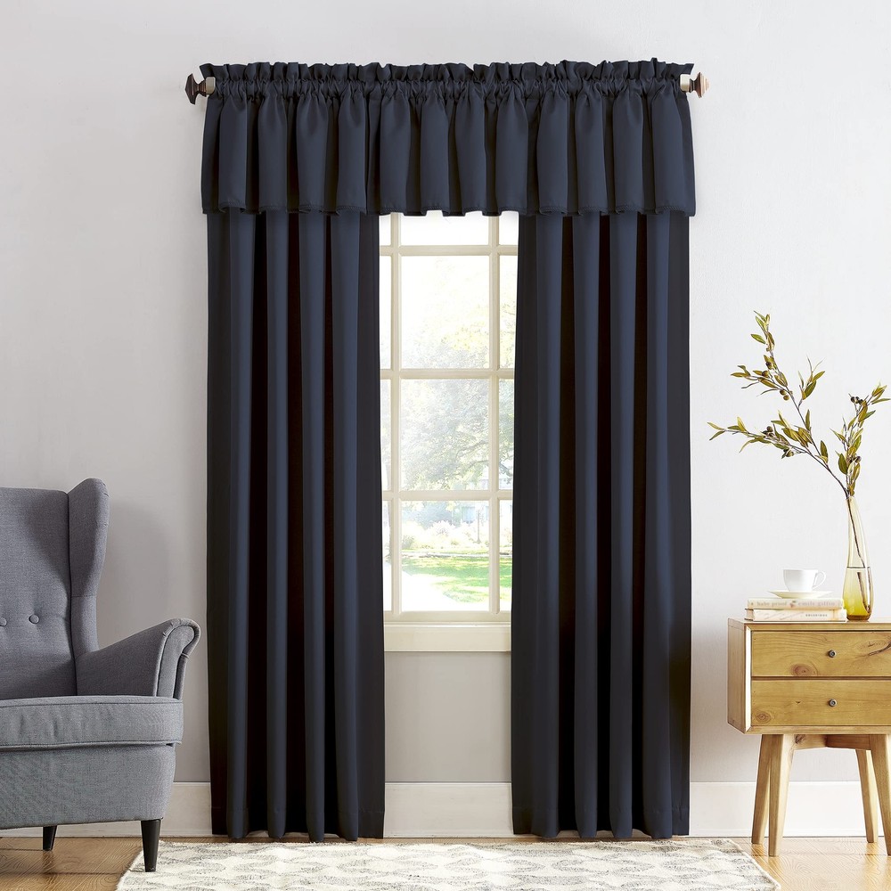 Sun Zero Barrow Energy Efficient Rod Pocket Curtain Single Panel