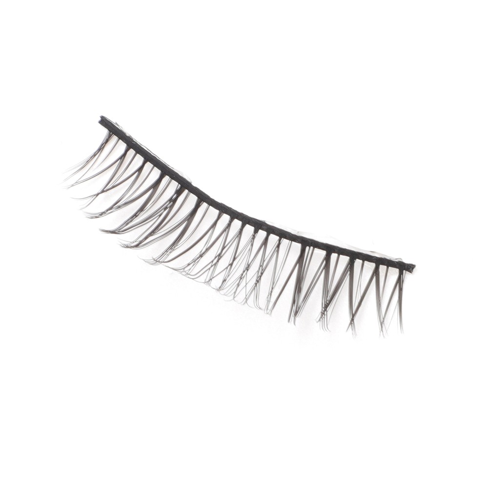 Natural False Eyelashes for Makeup Black 4123 5 Pair