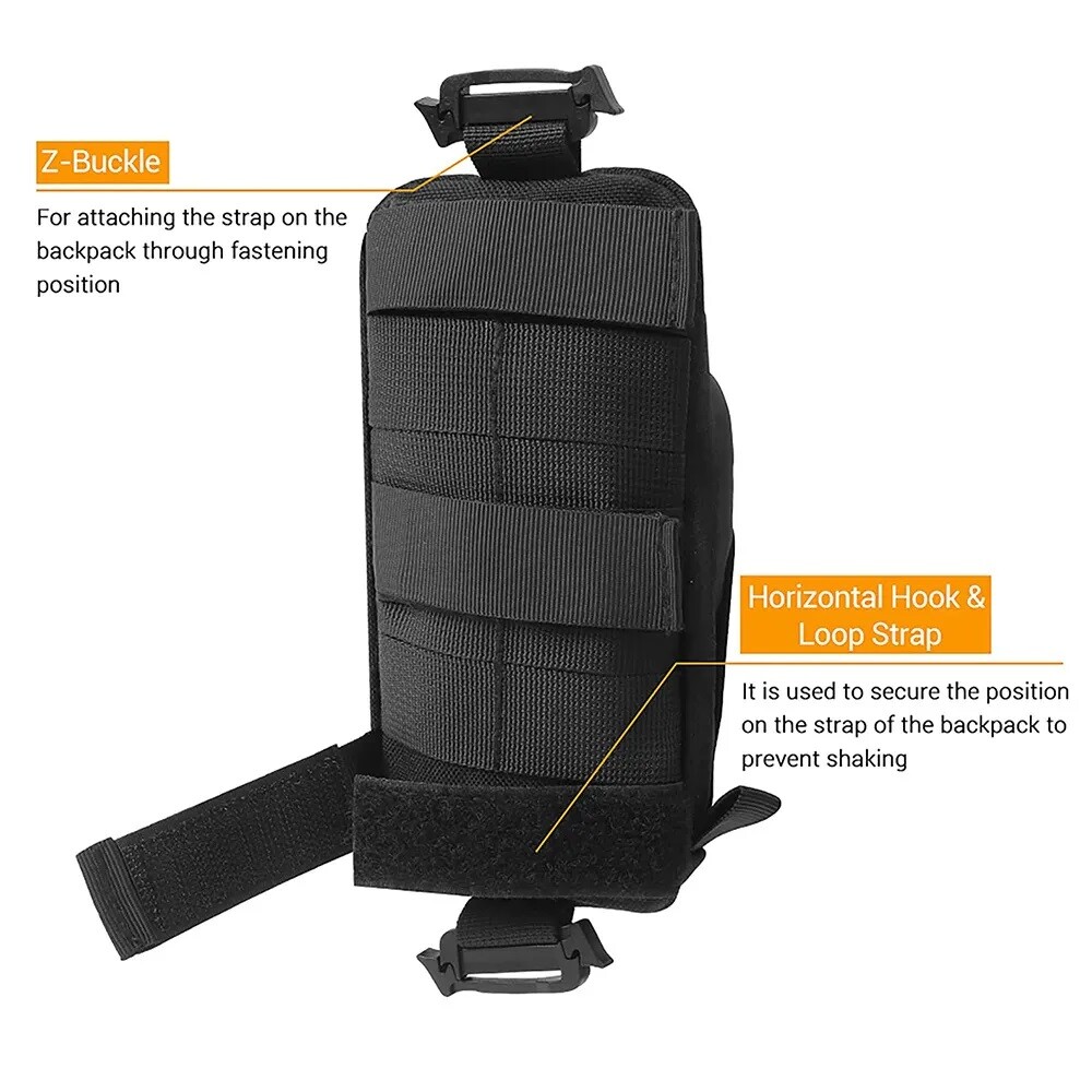 EDC Tool Bag Tactical Molle Military Phone Pouch Shoulder Strap Pack Compact Bag