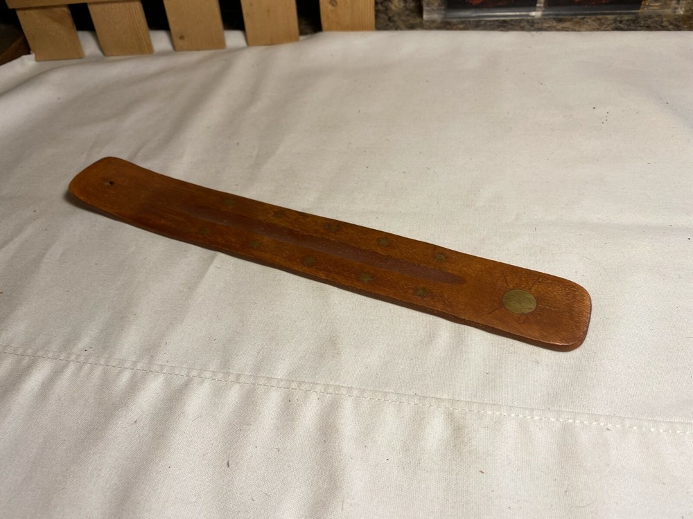 Wooden Incense Stick Holder Ash Catcher