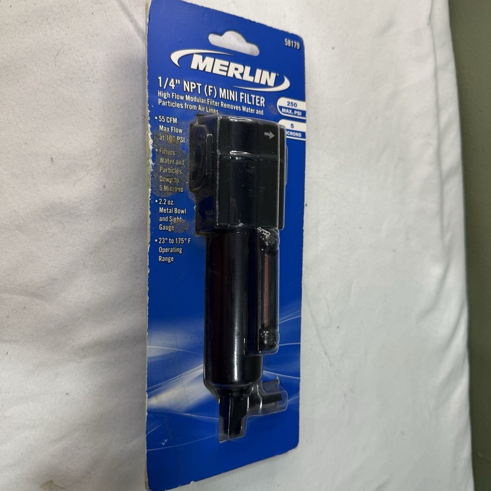 Merlin 1/4" Mini Filter 58179 New