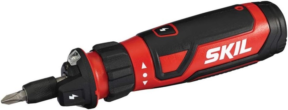 Rechargeable Cordless Screwdriver with Live Wire Detection & USB Charging Cable