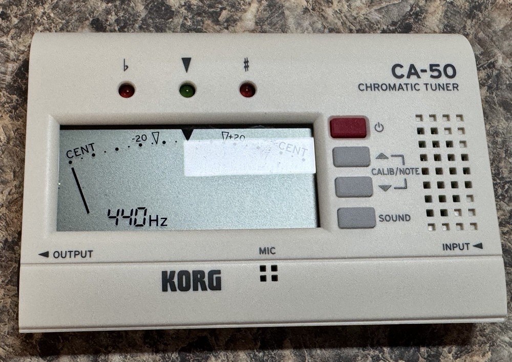 Korg CA50 Chromatic Tuner - Latest Model