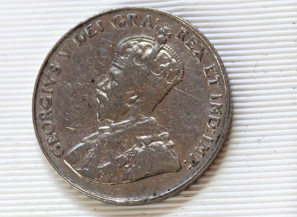 1934 Canada 5 Cents George V