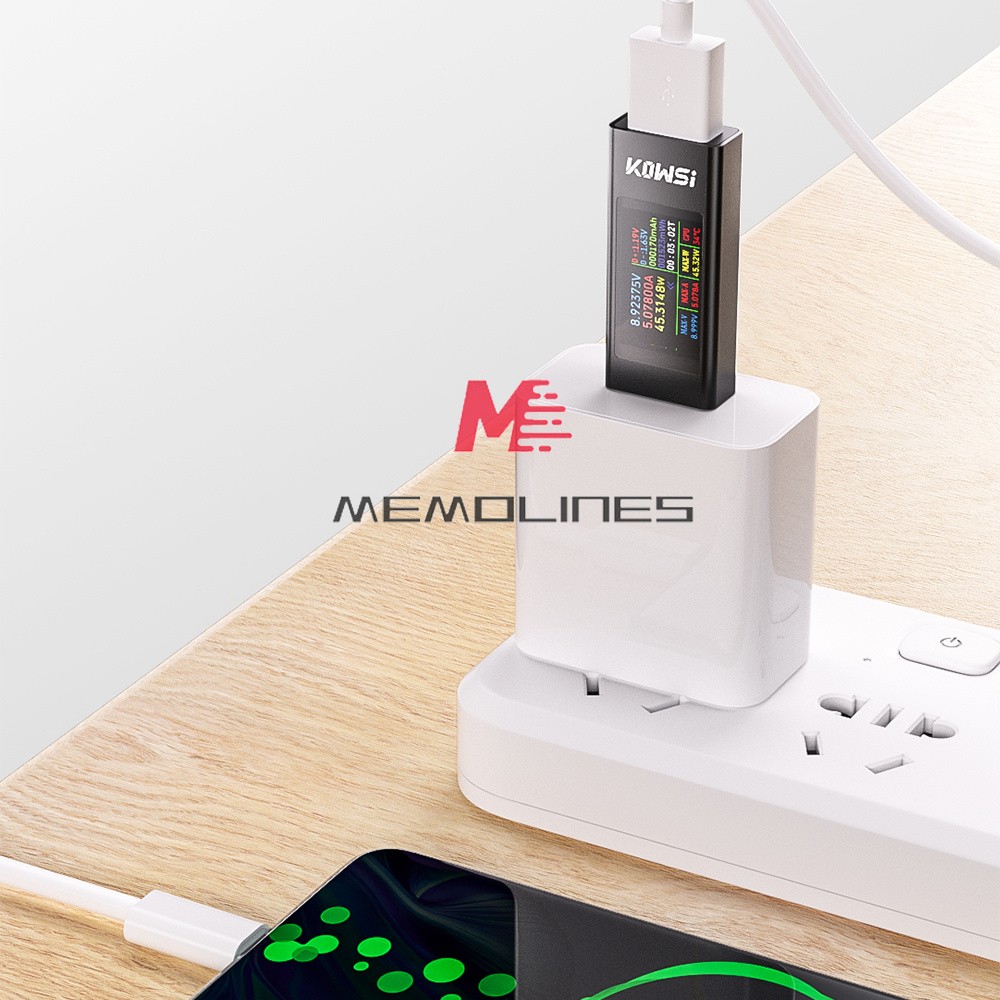 1.06" IPS Multi-function USB Tester Voltage Ammeter Power Meter DC 4-30V 0-8A