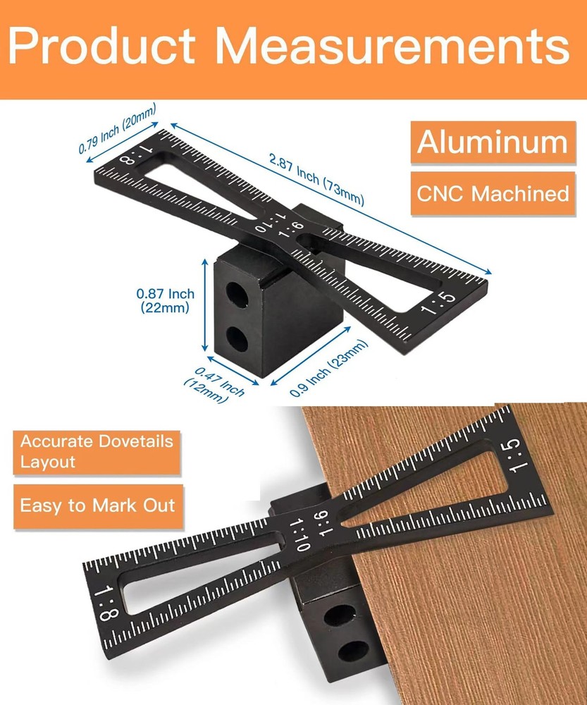 Precision Dovetail Jig Set: Pro Woodworking Tools with Micro-Adjust & Cutters