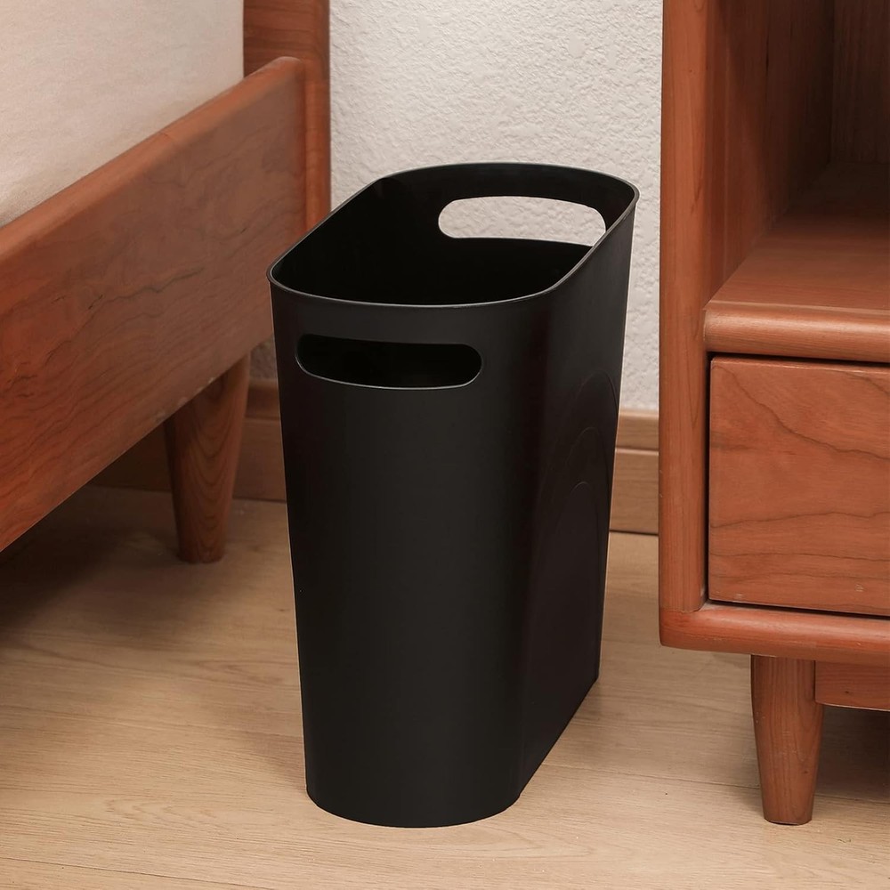 Small TrashCanGarbage Can Container Bin with Handles3Gallons Plastic Wastebasket