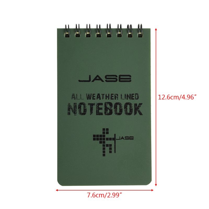 Notebook All Weather Waterproof Writing Paper Note Book Outdoo