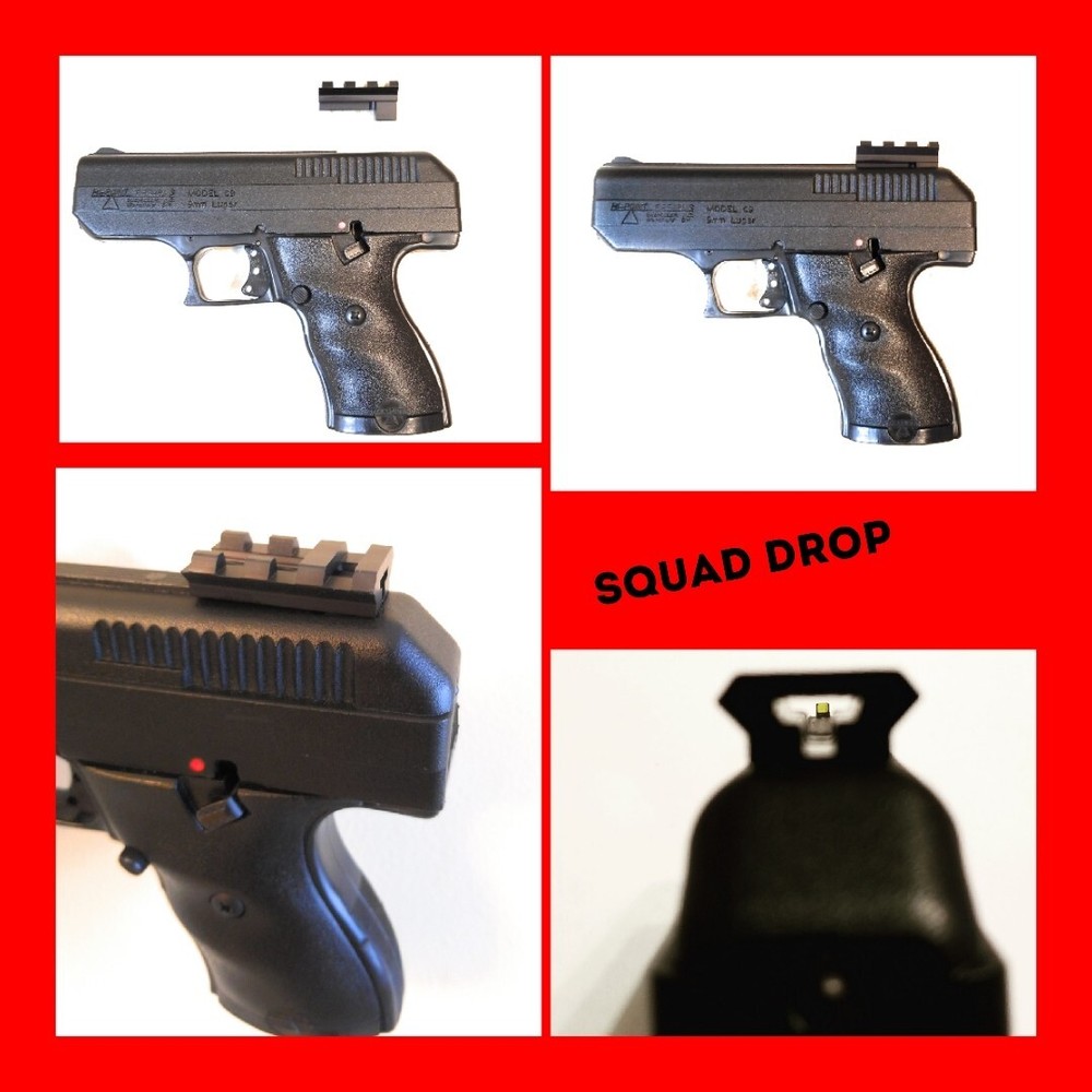 Squad Drop Hi Point C9, 380 Optics Rail Sight