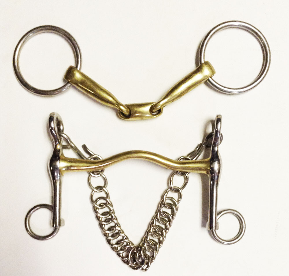 Weymouth (double bridle) SS bit set