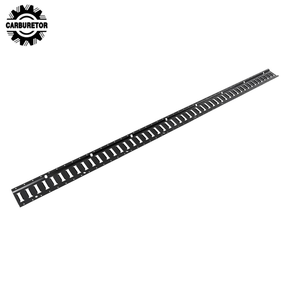 8 Feet Long E Track Rails Black Finish 5 Pack For Cargo Management System