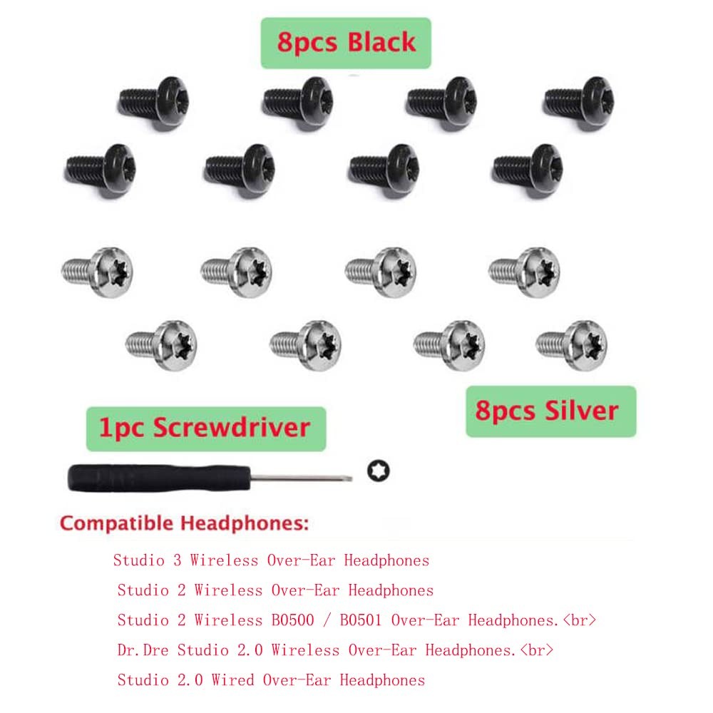 Studio 3 Headband Screws Replacement, Beats 3 Replacement Parts small