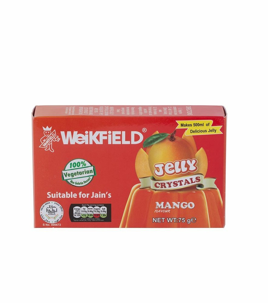 Weikfield Mango Jelly Crystals - 75g - (pack of 3)