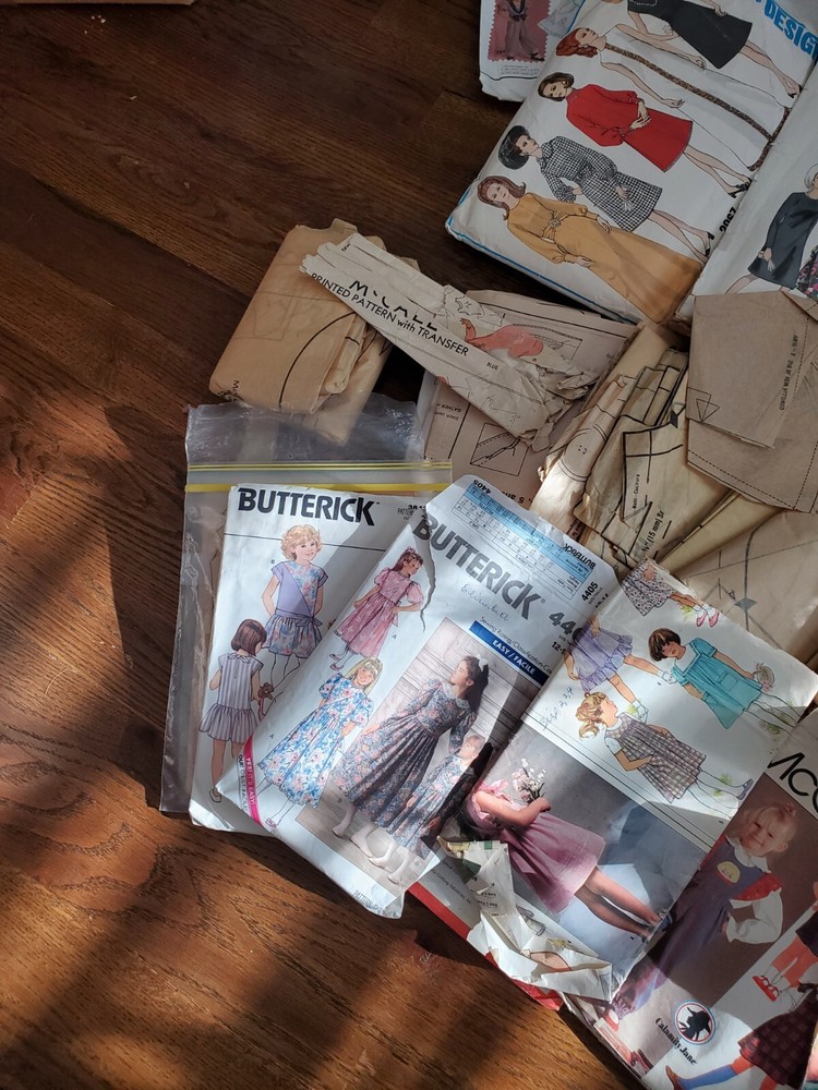Huge Lot Partial Patterns Envelopes Cut Uncut Scrapbooking Ephemera Junk Journal