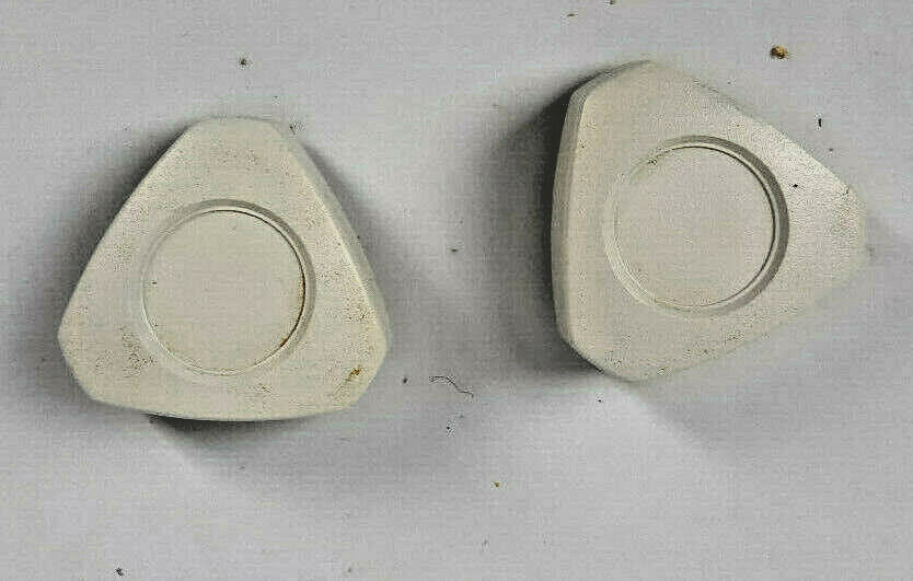 Takka Pasta Machine X1000 Front Plate Knobs REPLACEMENT PART White Plastic