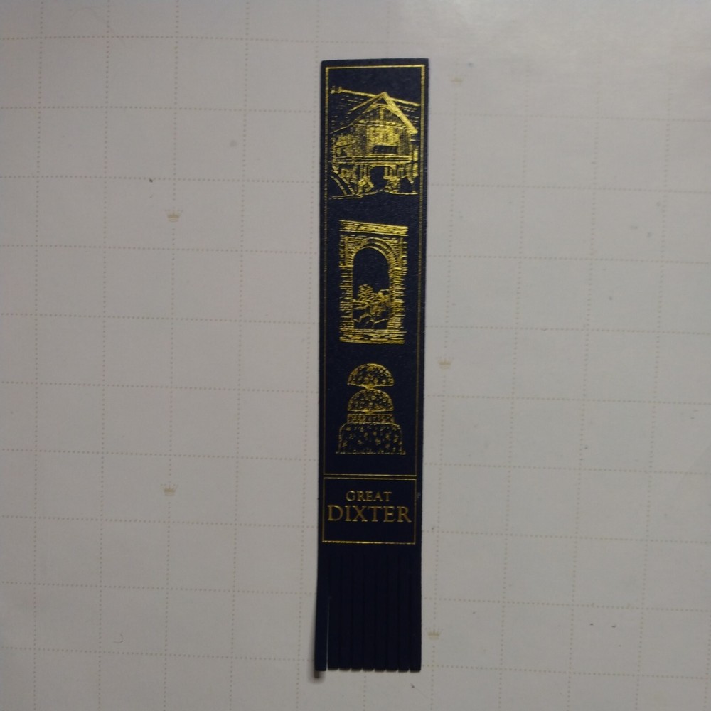 9” Leather Bookmark: Great Dixter