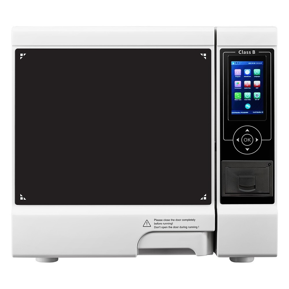 Dental Lab Portable Pre-vacuum Steam Sterilizer Class B Sterilization Automatic