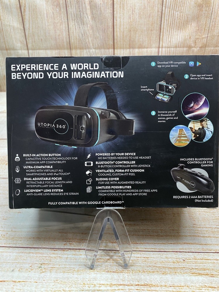 Utopia 360 VR 3D Headset Lot Of 2