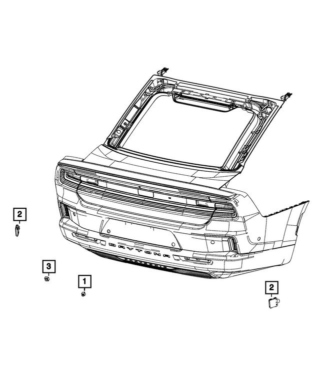 Genuine Mopar Mid Range Radar 04699069AI