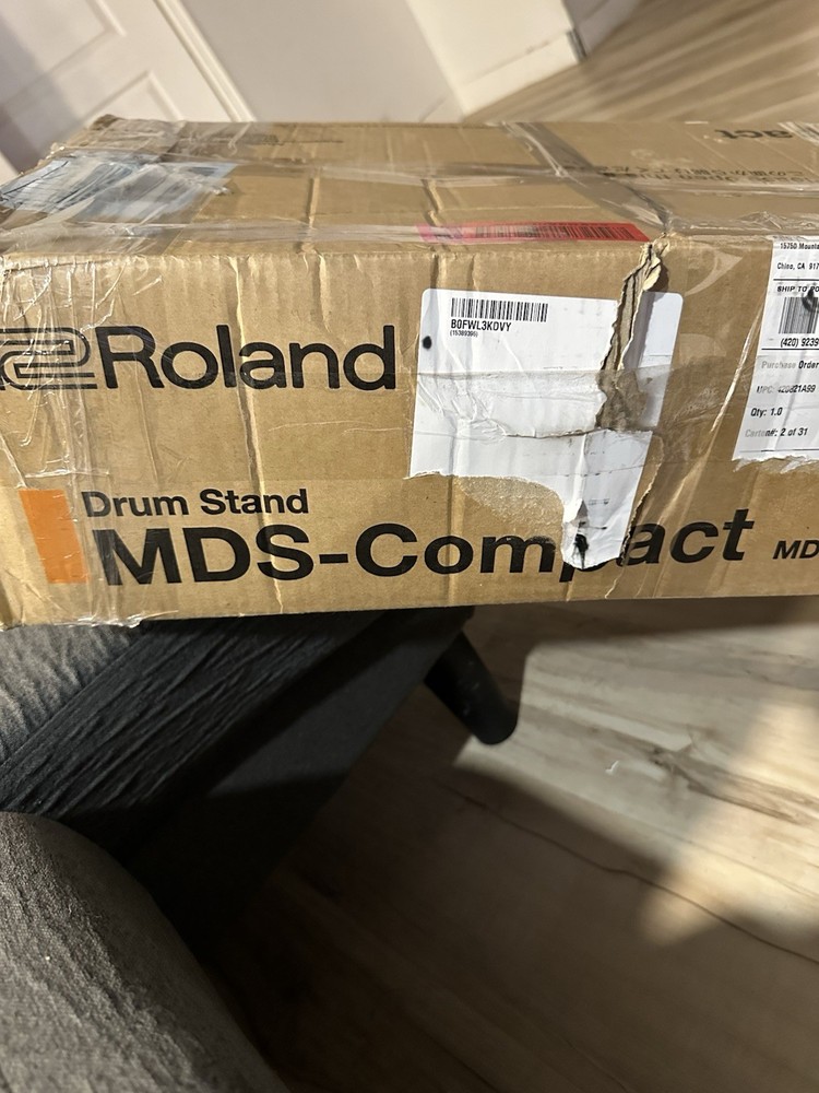 Roland MDS-COM Electronic Drum Stand Distressing Box