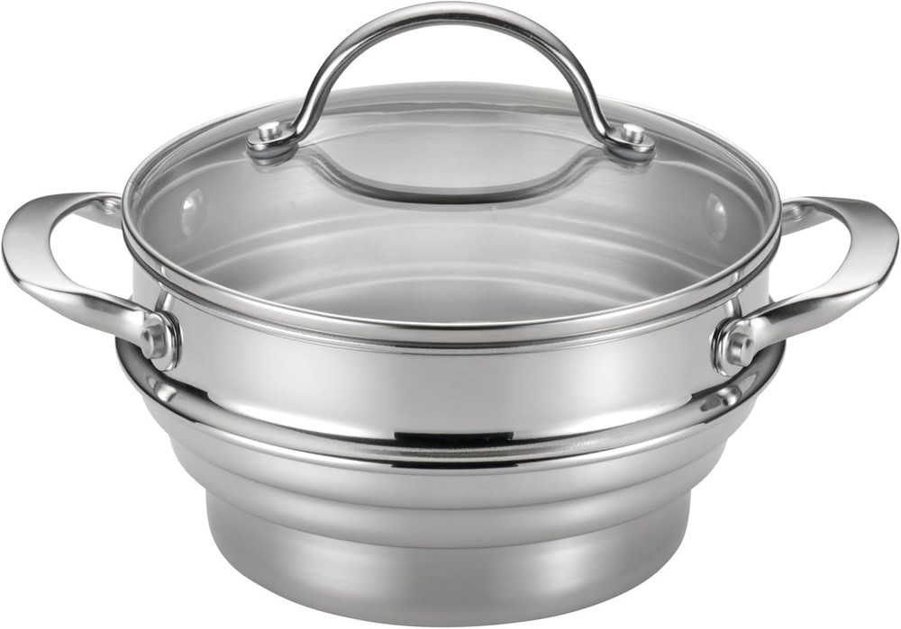 Classic Stainless Steel Universal Covered Steamer Insert