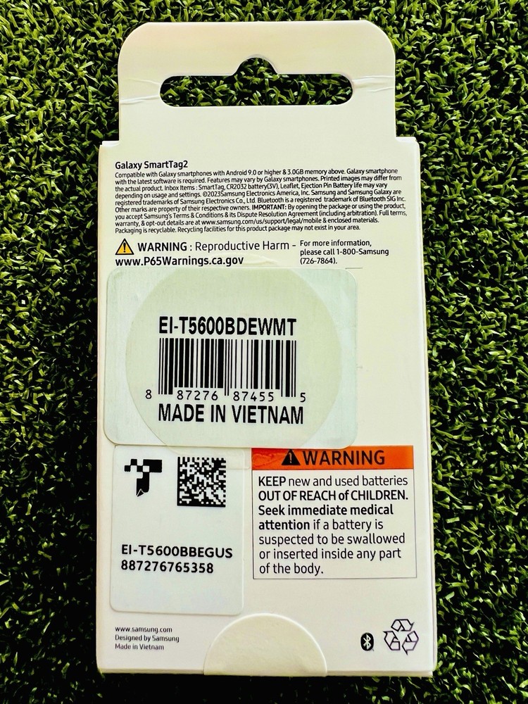 SAMSUNG Galaxy SmartTag2 Bluetooth Tracker Smart Tag 2 GPS Tracking Black SEALED