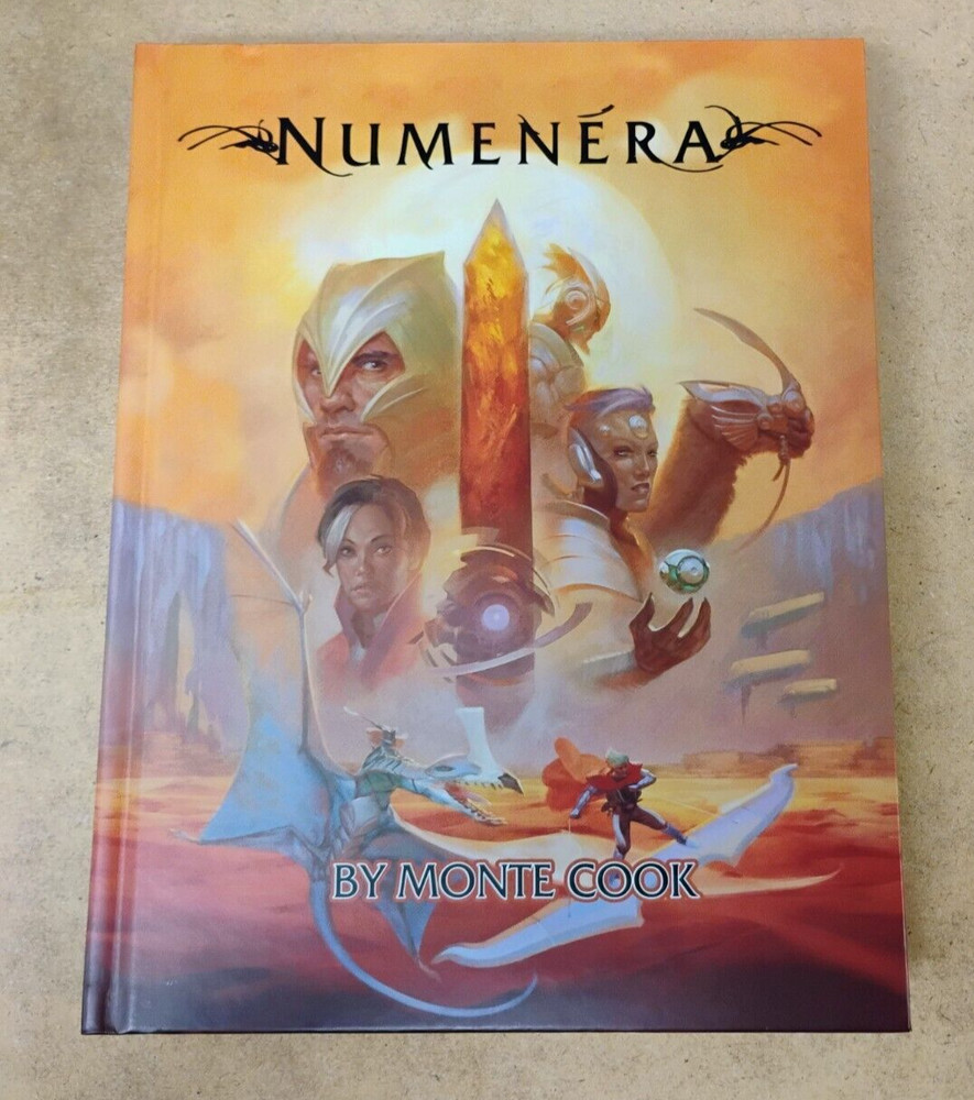 NUMENERA CORE RULEBOOK RPG WITH MAP HARD COVER 2013