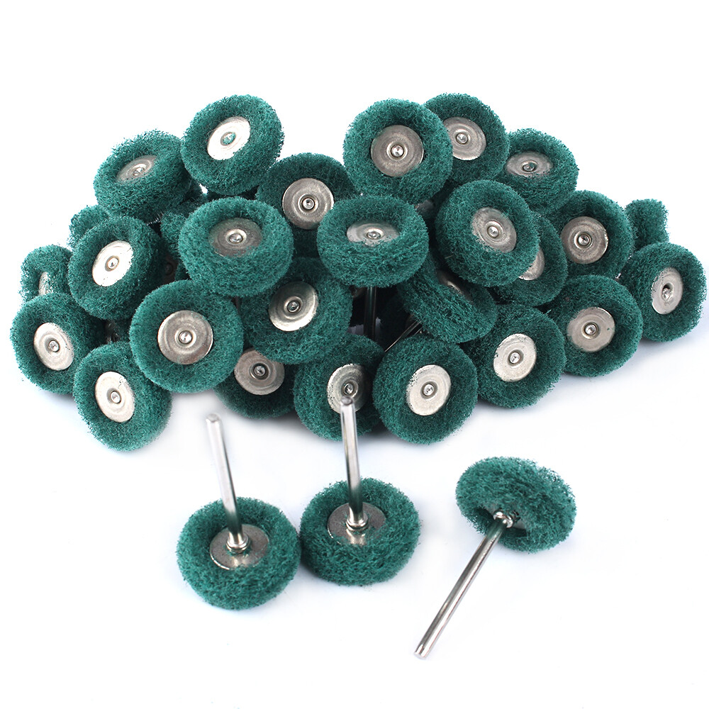10pcs 1" Abrasive Polishing Buffing Wheels Buffer Grinder for Dremel Rotary Tool