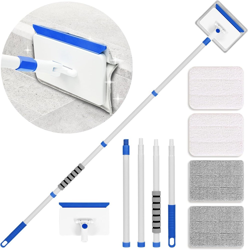 Baseboard Cleaner Tool with Handle Wall Cleaner with Extendable Long Handle Do