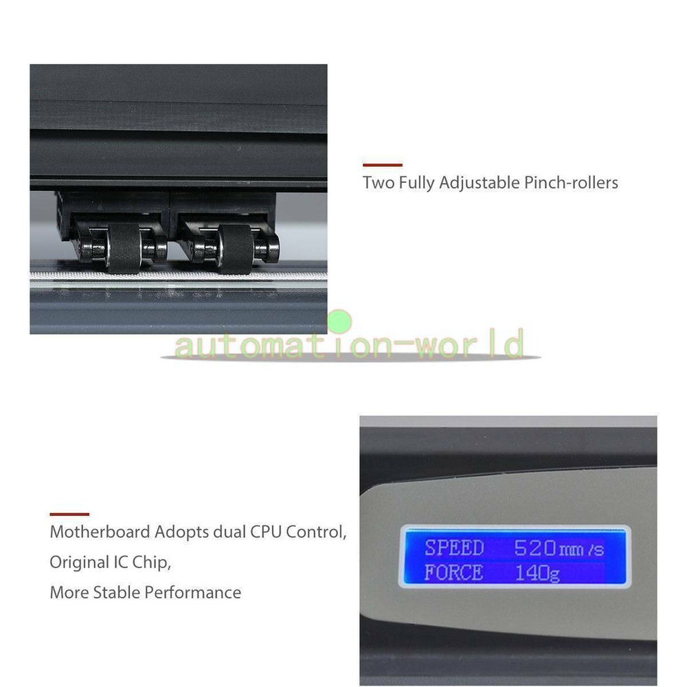 14 " Vinyl Cutter Plotter Machine 375mm Paper Feed Sign Sticker Making Machine