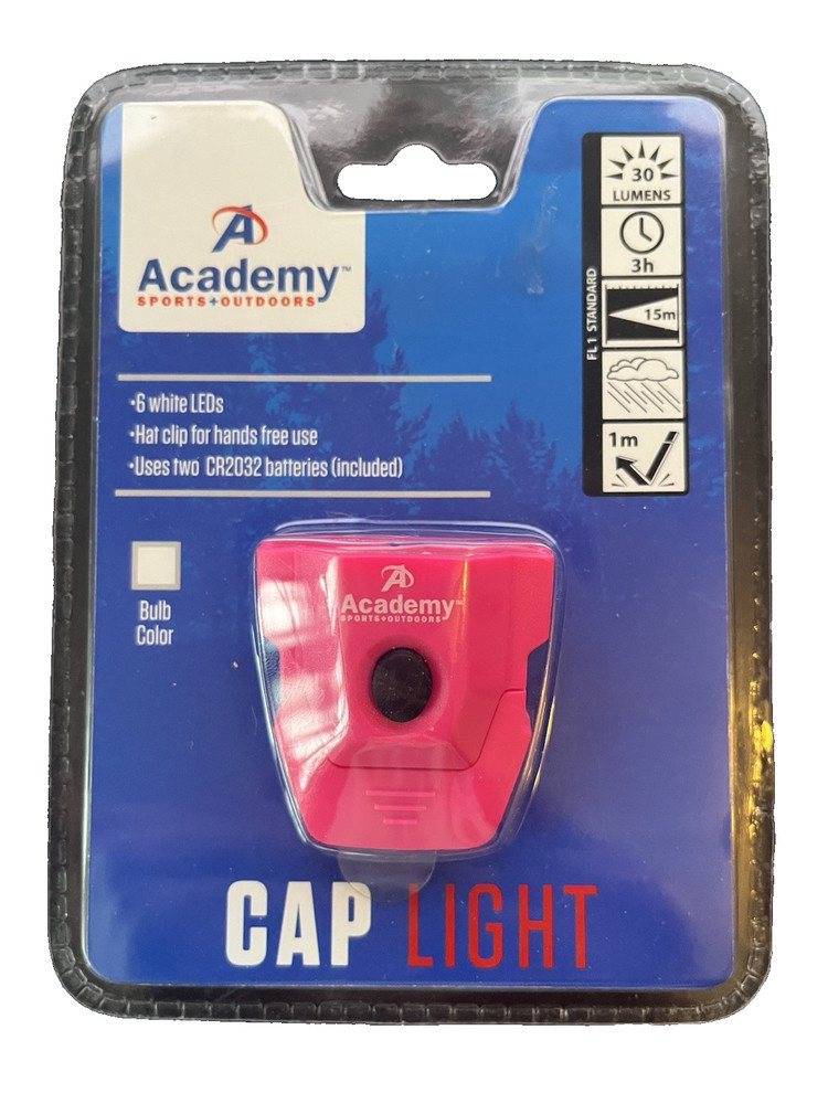 Academy LED Cap Light - New Pink