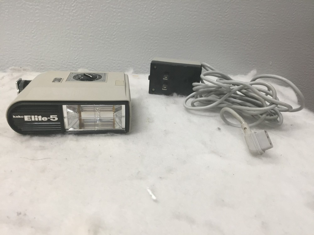 VTG Kako Elite 5 Transistorized Electronic Flash and Powersupply UNTESTED