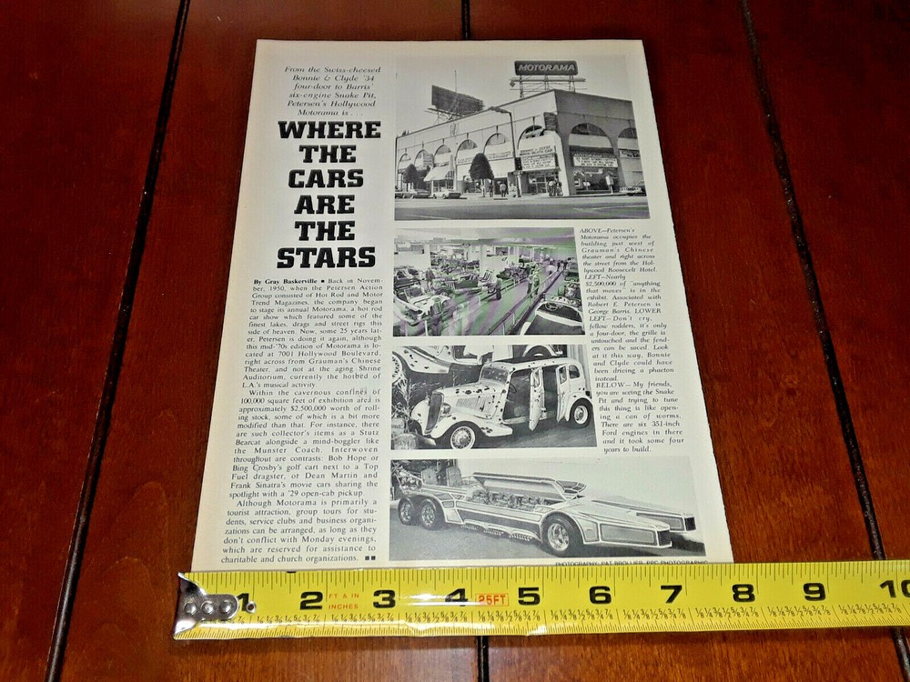 1975 PETERSEN MOTORAMA ORIGINAL ARTICLE