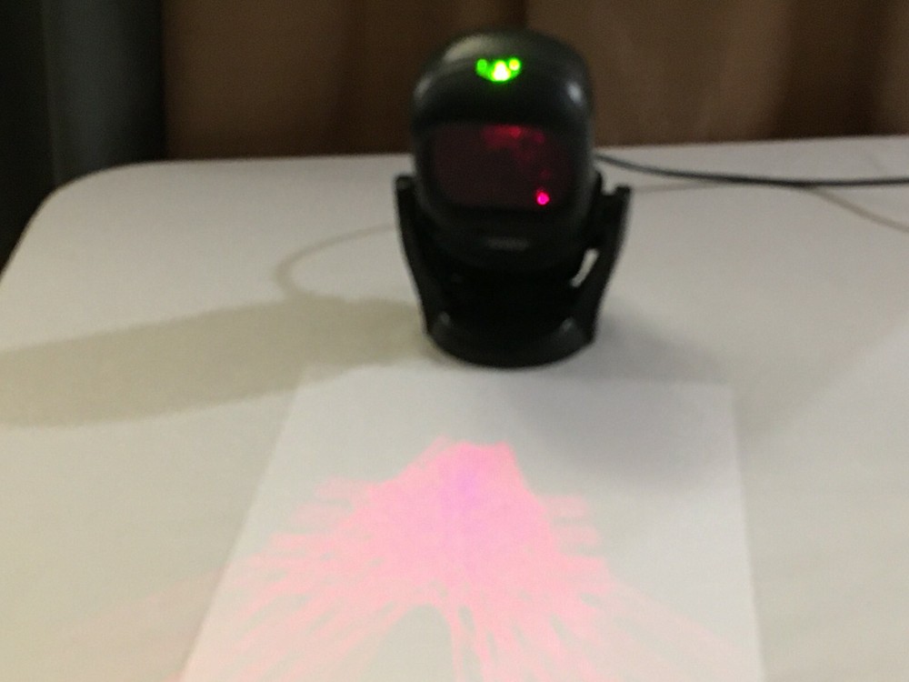 Symbol LS9208 Presentation Scanner with OEM USB Cable and Angle-adjustable Base