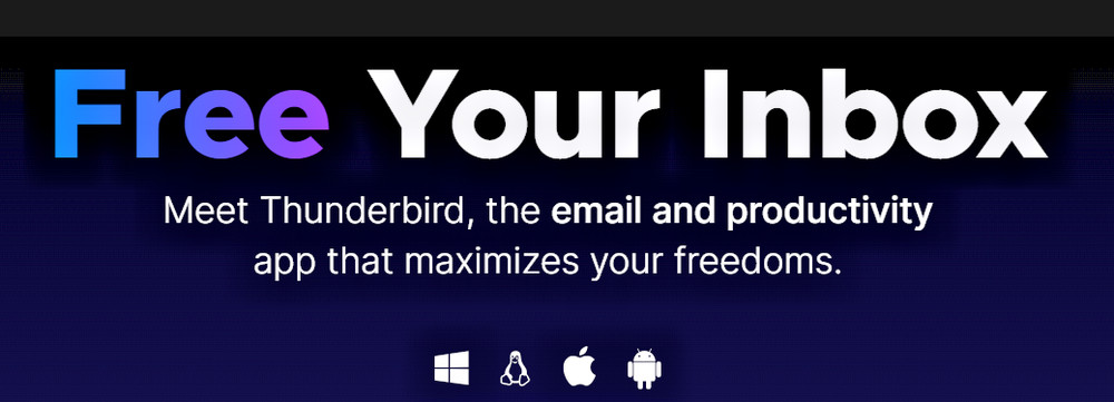 Thunderbird Email and Chat Client - Windows/MacOS - DVD