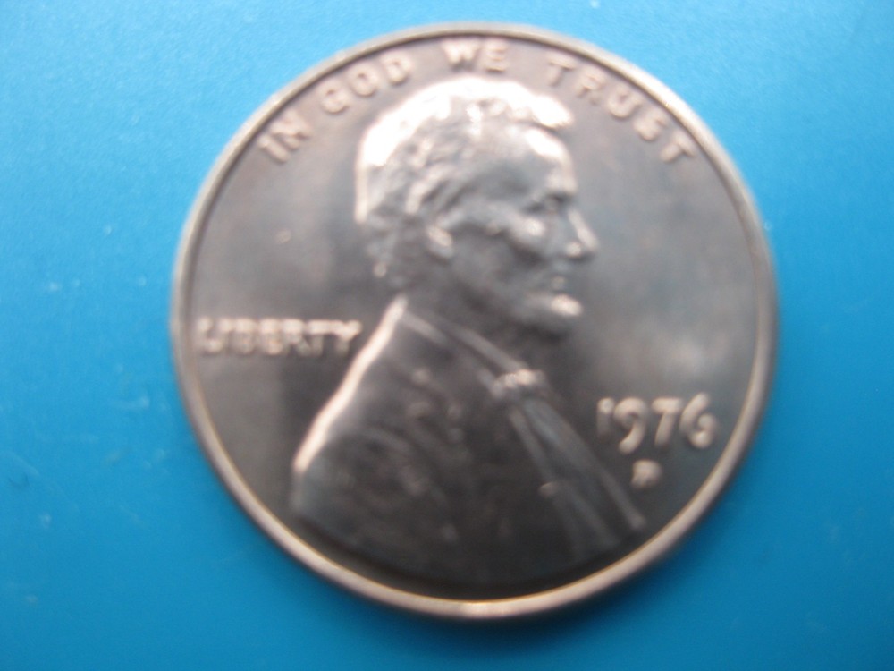 1976 D Lincoln Memorial Cent Gem BU!