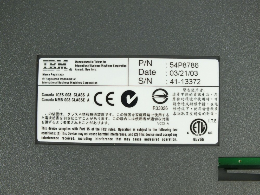 New IBM 54P8786 POS Keyboard