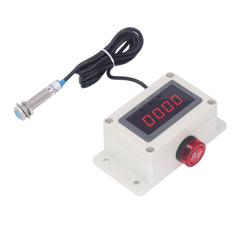 Motor Tachometer Magnetic Induction Hall Sensor Digital RPM Speed Meter