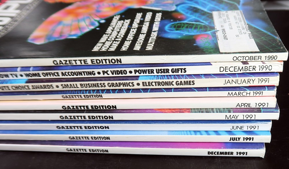 Compute Computer Magazine - 1990 & 1991 - NINE Issues LOT