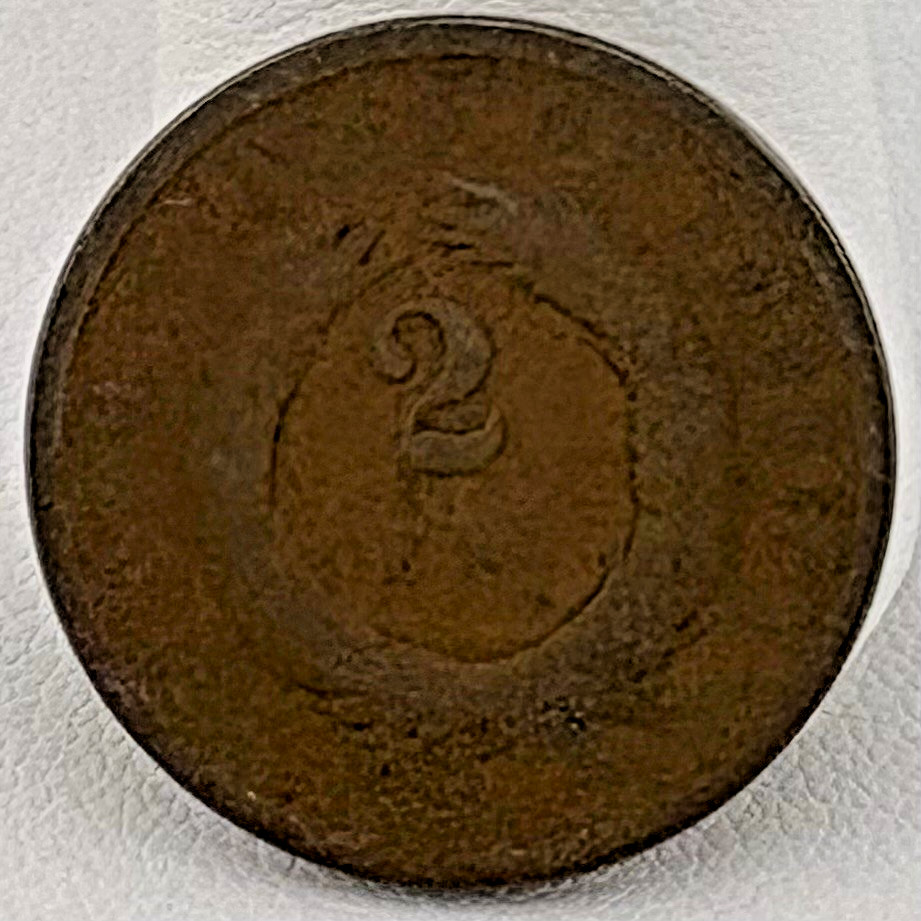 1864 2 Cent