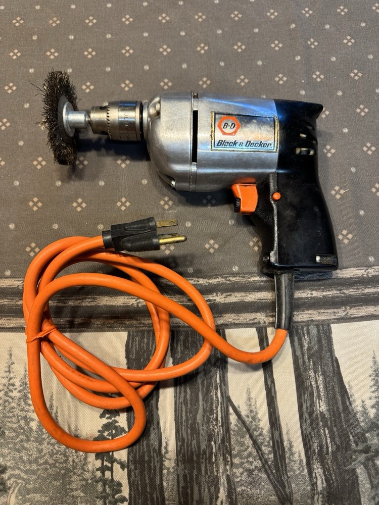 TESTED Black & Decker 3/8” Deluxe Variable Speed Drill Control Type A