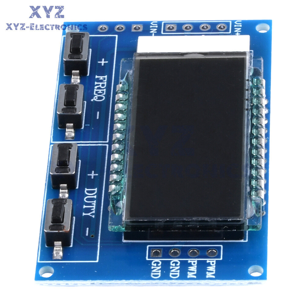 PWM Pulse Frequency Duty Cycle Square Wave Adjustable Module Signal Generator